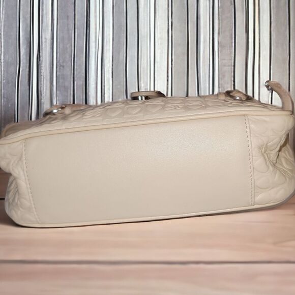 Brighton Trixie Handbag Quilted Hearts Leather Shoulder Crossbody Purse - Picture 6 of 15